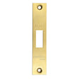 High quality image of the Zoo Hardware - Square Forend, Strike and Escutcheon Pack t/s ZFB02 Fire Brigade Lock, Square, PVD Polished Brass Finish | Sku. zfbap02-s-pvdpb | available to order from Trade Door Handles.
