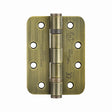 High quality image of the Zoo Hardware - Ball Bearing Hinge - Steel 102 x 76 x 3mm - Radius - Bronze | Sku. zhs43rfb | available to order from Trade Door Handles.