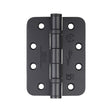 High quality image of the Zoo Hardware - Ball Bearing Hinge - Steel 102 x 76 x 3mm - Radius - Black | Sku. zhs43rpcb | available to order from Trade Door Handles.