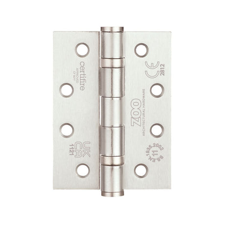 High quality image of the Zoo Hardware - Ball Bearing Hinge - Steel 102 x 76 x 3mm - Satin Nickel | Sku. zhs43sn | available to order from Trade Door Handles.