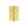 High quality image of the Zoo Hardware - Grade 7 - 76mm x 50mm x 2mm Hinge - Ball Bearing UKCA/CE P Brass Effect | Sku. zhss232-fd-pvdpb | available to order from Trade Door Handles.