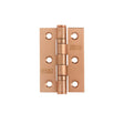 High quality image of the Zoo Hardware - Hinges - Ball Bearing 76mm x 50mm x 2mm Square Corner - PVD Satin Bronze | Sku. zhss232-pvdbz | available to order from Trade Door Handles.