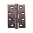 High quality image of the Zoo Hardware - Grade 13 Hinges - Ball Bearing 102mm x 76mm x 3mm Square Corner - PVD Etna Bronze-E Coated Coffee | Sku. zhss243-etb | available to order from Trade Door Handles.
