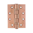 High quality image of the Zoo Hardware - Grade 13 Hinges - Ball Bearing 102mm x 76mm x 3mm Square Corner - PVD Satin Bronze | Sku. zhss243-pvdbz | available to order from Trade Door Handles.