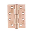 High quality image of the Zoo Hardware - Grade 13 Hinges - Ball Bearing 102mm x 76mm x 3mm Square Corner - Tuscan Rose Gold | Sku. zhss243-trg | available to order from Trade Door Handles.