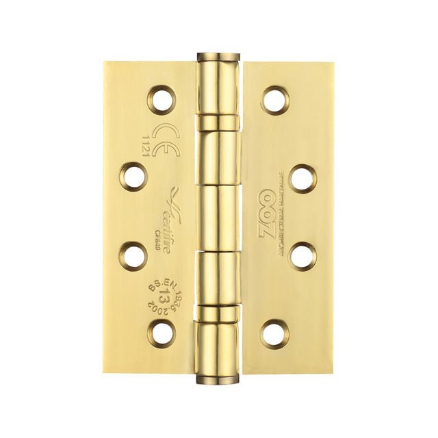 High quality image of the Zoo Hardware - Grade 13 Hinges - Ball Bearing 102mm x 76mm x 3mm Square Corner - PVD - Pair and a Half - SSS | Sku. zhss243pvd3 | available to order from Trade Door Handles.