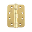 High quality image of the Zoo Hardware - Grade 13 Ball Bearing Hinge Stainless Steel - Grade 201 - 102 x 75 x 3mm Radius - PVD Brass | Sku. zhss243rpvd | available to order from Trade Door Handles.