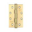 High quality image of the Zoo Hardware - Slim Knuckle Bearing Hinge Stainless Steel - Grade 201 - 102 x 63 x 2.5mm - PVD Brass | Sku. zhss63pvd | available to order from Trade Door Handles.