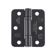 High quality image of the Zoo Hardware - Grade 11 Bearing Hinges - 76mm x 67mm x 2.5mm Radius Corner - Matt Black | Sku. zhss7667r-mb | available to order from Trade Door Handles.