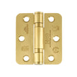 High quality image of the Zoo Hardware - Grade 11 Bearing Hinges - 76mm x 67mm x 2.5mm Radius Corner - PVD Satin Brass | Sku. zhss7667r-pvdsb | available to order from Trade Door Handles.