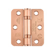 High quality image of the Zoo Hardware - Grade 11 Bearing Hinges - 76mm x 67mm x 2.5mm Radius Corner - Tuscan Rose Gold | Sku. zhss7667r-trg | available to order from Trade Door Handles.