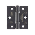 High quality image of the Zoo Hardware - Grade 11 Bearing Hinges - 76mm x 67mm x 2.5mm Square Corner - Matt Black | Sku. zhss7667s-mb | available to order from Trade Door Handles.