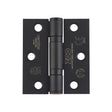 High quality image of the Zoo Hardware - Grade 11 Bearing Hinges - 76mm x 67mm x 2.5mm Square Corner - Powder Coated Black | Sku. zhss7667s-pcb | available to order from Trade Door Handles.