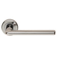 High quality image of Serozzetta - Manon Lever on Rose - Polished Chrome | Sku. zin3144pc | Trade Door Handles.