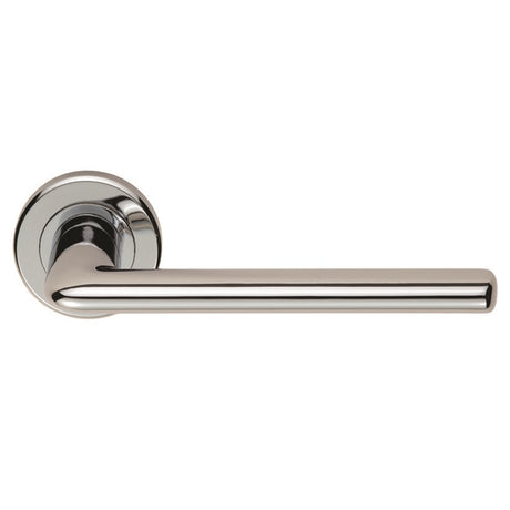 High quality image of Serozzetta - Manon Lever on Rose - Polished Chrome | Sku. zin3144pc | Trade Door Handles.