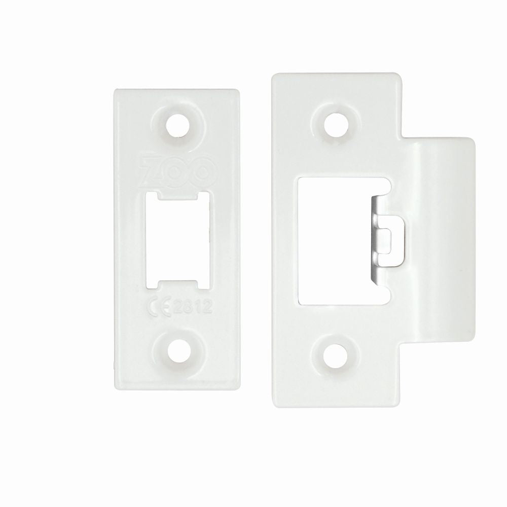 High quality image of the Zoo Hardware - Spare Sq.Acc Pk for Heavy Duty Tubular Latch - Powder Coated White | Sku. zlap01-pcw | available to order from Trade Door Handles.