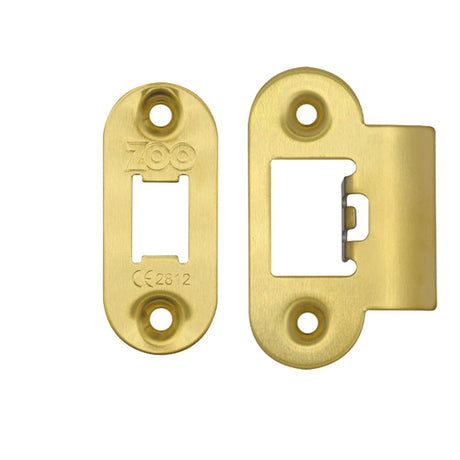 High quality image of the Zoo Hardware - Spare Radius Acc Pk for Heavy Duty Tubular Latch - PVD Satin Brass | Sku. zlap01r-pvdsb | available to order from Trade Door Handles.