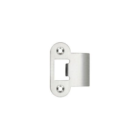 High quality image of the Zoo Hardware - Spare Extended Radius Tongue Strikes to suit the ZTLKA and ZTLA Tubular Latches - strike only no box/screw - Stain Stainless Steel | Sku. zlap06rss | available to order from Trade Door Handles.