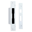 High quality image of the Zoo Hardware - Spare Sq.Acc Pk for UK Sashlock - Contains Forend, Strike & Screws - Powder Coated White | Sku. zlap10-pcw | available to order from Trade Door Handles.