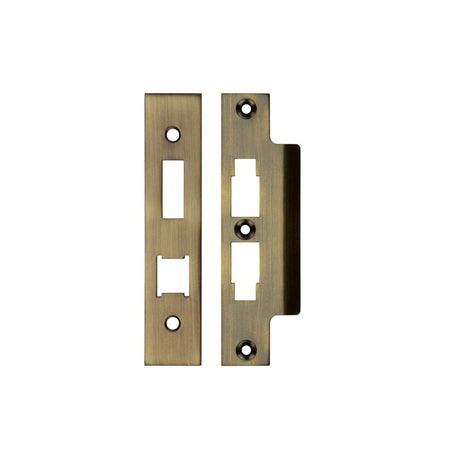 High quality image of the Zoo Hardware - Spare Acc Pk for UK Horizontal 3L Locks - *BLANK* - Contains Forend, Strike and Fixing Screws (Lock Version) - Bronze | Sku. zlap16bfb | available to order from Trade Door Handles.