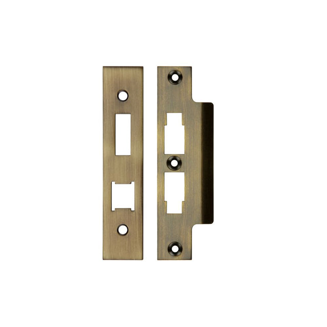 High quality image of the Zoo Hardware - Spare Acc Pk for UK Horizontal 3L Locks - *BLANK* - Contains Forend, Strike and Fixing Screws (Lock Version) - Bronze | Sku. zlap16bfb | available to order from Trade Door Handles.