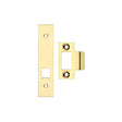 High quality image of the Zoo Hardware - Spare Acc Pk for UK Horizontal Latch - *BLANK* - Contains Forend, Strike and Fixing Screws (Latch Version) - Polished Brass | Sku. zlap17bpb | available to order from Trade Door Handles.