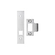 High quality image of the Zoo Hardware - Spare Acc Pk for UK Horizontal Latch - *BLANK* - Contains Forend, Strike and Fixing Screws (Latch Version) - Satin Chrome | Sku. zlap17bsc | available to order from Trade Door Handles.