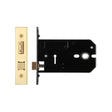 Zoo Hardware Locks & Latches PVD Brass Zoo Hardware - 3 Lever Horizontal Lock - 127mm