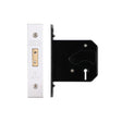 Zoo Hardware Locks & Latches Stainless Steel Zoo Hardware - 3 Lever Replacement Dead Lock - 76mm c/w Stainless Steel Forend and Strike