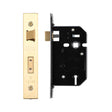 Zoo Hardware Locks & Latches PVD Brass Zoo Hardware - 3 Lever Replacement Sash Lock - 64mm c/w PVD Forend and Strike