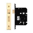 Zoo Hardware Locks & Latches PVD Brass Zoo Hardware - 3 Lever Sash Lock - 76mm C/W PVD Forend and Strike