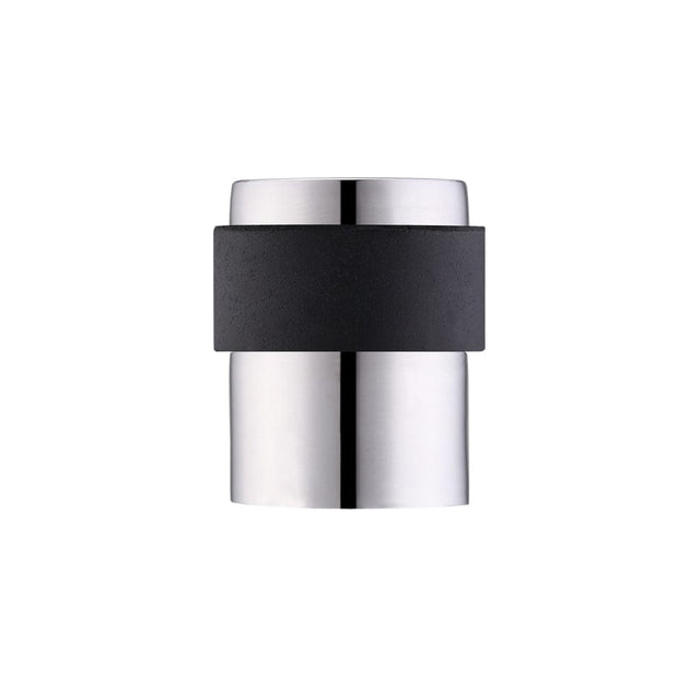 Zoo Hardware Door Furniture Stainless Steel Zoo Hardware - Door Stop Floor Mounted - Round Collared Flat Top 35mm dia