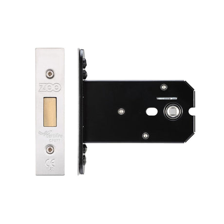 Zoo Hardware Locks & Latches Stainless Steel Zoo Hardware - Flat Dead lock - 102mm C/W Stainless Steel Forend and Strike