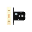 Zoo Hardware Locks & Latches PVD Brass Zoo Hardware - Flat Dead lock - 76mm C/W PVD Forend and Strike