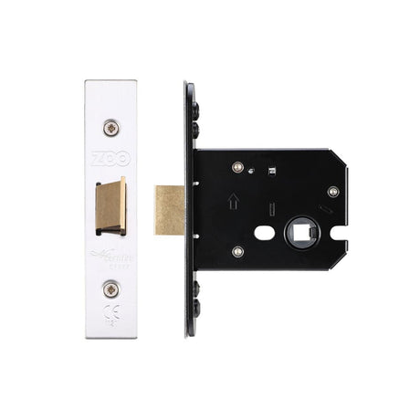 Zoo Hardware Locks & Latches Stainless Steel Zoo Hardware - Flat latch - 76mm C/W Stainless Steel Forend and Strike