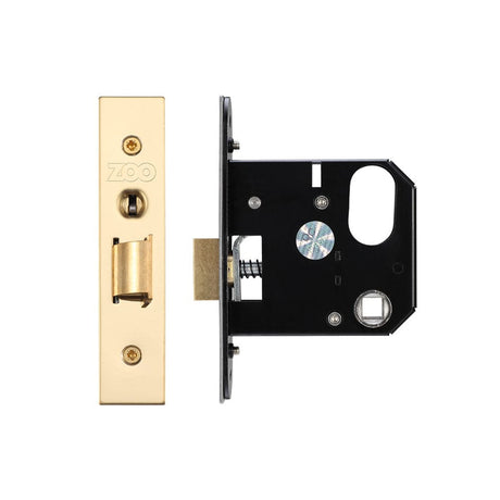 Zoo Hardware Locks & Latches PVD Brass Zoo Hardware - Replacement Nightlatch - 76mm c/w PVD Forend and Strike