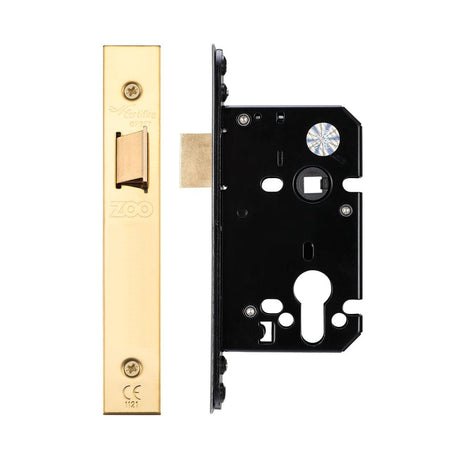 Zoo Hardware Locks & Latches PVD Brass Zoo Hardware - Upright Latch - 64mm C/W PVD Forend and Strike