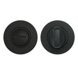 High quality image of the STANZA - Turn & Release on Round Rose Black | Sku. zpa004-mb | available to order from Trade Door Handles.