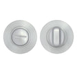 High quality image of the STANZA - Turn & Release on Round Rose - Satin Chrome | Sku. zpa004-sc | available to order from Trade Door Handles.