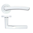 High quality image of the STANZA - Santiago Lever on Rose Polished Chrome | Sku. zpa020-cp | available to order from Trade Door Handles.