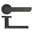 High quality image of the STANZA - Valencia Lever on Rose Black | Sku. zpa040-mb | available to order from Trade Door Handles.