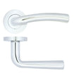 High quality image of the STANZA - Seville Lever on Rose Polished \Chrome - Polished Chrome | Sku. zpa050-cp | available to order from Trade Door Handles.