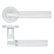 High quality image of the STANZA - Bilbao Lever Design Polished Chrome | Sku. zpa090-cp | available to order from Trade Door Handles.