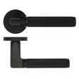 High quality image of the STANZA - Bilbao Lever Design Black | Sku. zpa090-mb | available to order from Trade Door Handles.