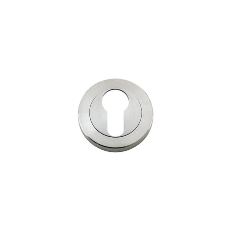 High quality image of the Zoo Hardware - Euro Profile Escutcheon 50mm dia - Stain Stainless Steel | Sku. zps001ss | available to order from Trade Door Handles.