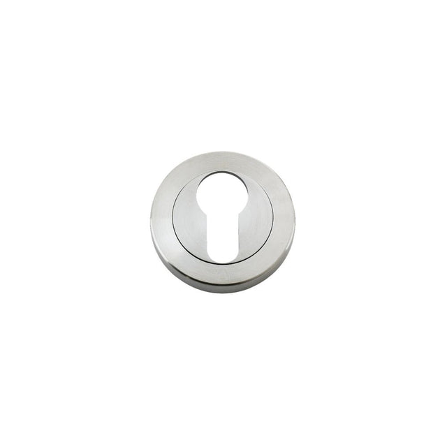 High quality image of the Zoo Hardware - Euro Profile Escutcheon 50mm dia - Stain Stainless Steel | Sku. zps001ss | available to order from Trade Door Handles.