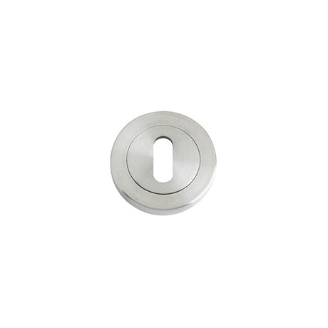 High quality image of the Zoo Hardware - Standard Profile Escutcheon - 50mm dia - Stain Stainless Steel | Sku. zps002ss | available to order from Trade Door Handles.
