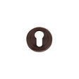 High quality image of the STANZA - Escutcheon Euro-Profile (50mm Dia.) - Bronze | Sku. zpz001-etb | available to order from Trade Door Handles.