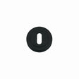 High quality image of the STANZA - Escutcheon Standard Profile (50mm Dia.) - Black | Sku. zpz002-omb | available to order from Trade Door Handles.