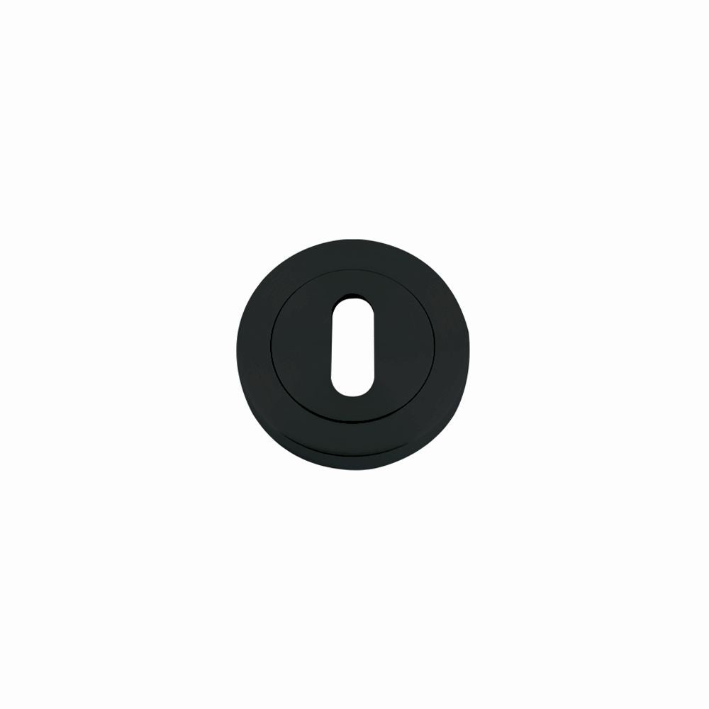 High quality image of the STANZA - Escutcheon Standard Profile (50mm Dia.) - Black | Sku. zpz002-omb | available to order from Trade Door Handles.